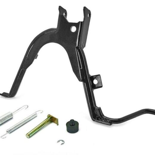 Caballete central V PARTS negro