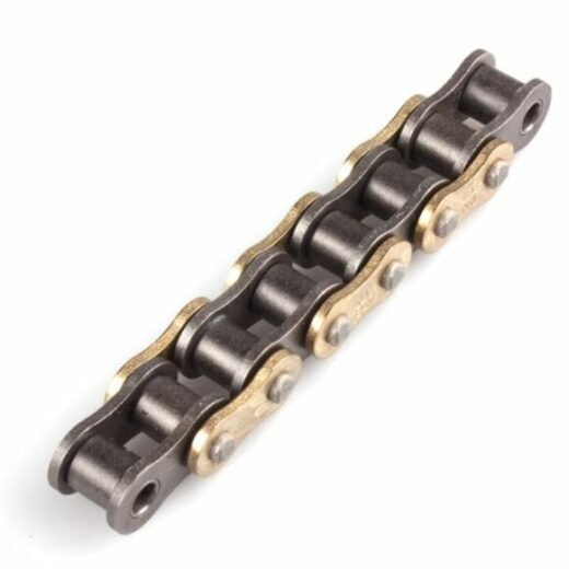 AFAM CHAIN MX 428 P CLIP, GLD/BLK, 72