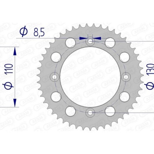 AFAM RR SPROC 420 ALU UL 11104,