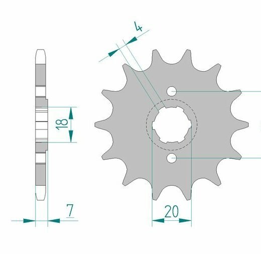 AFAM FR SPROC 520 STEEL ST 20203, 13