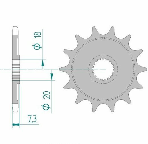 AFAM FR SPROC 520 STEEL SC 20206, 13