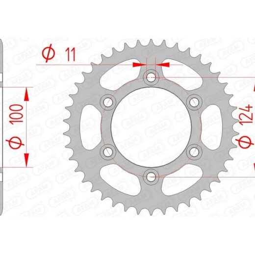 AFAM RR SPROC 520 STEEL ST 50602,