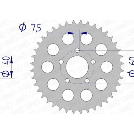 AFAM RR SPROC 415 ALU UL HA 72105,