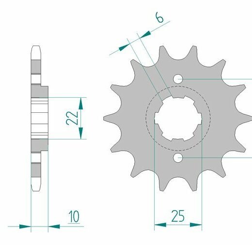 AFAM FR SPROC 520 STEEL ST 20508, 14