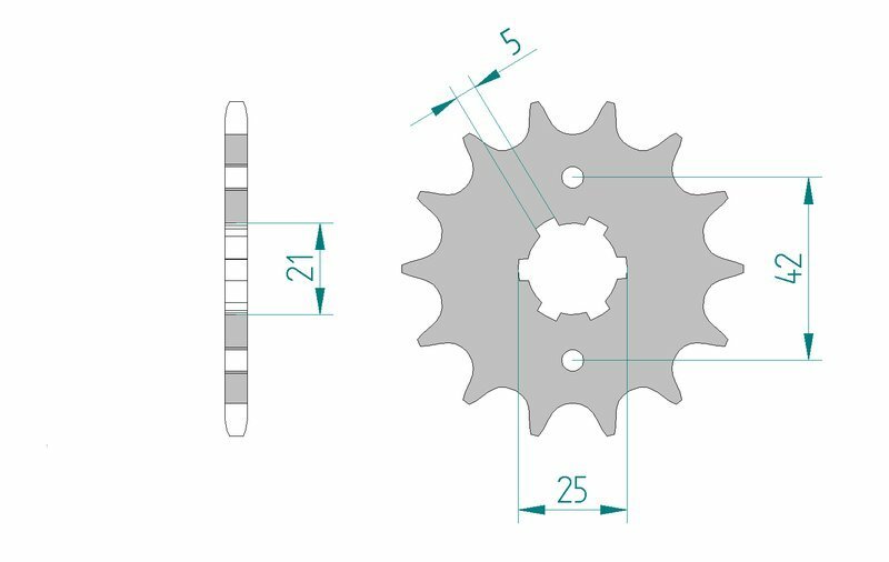 AFAM FR SPROC 520 STEEL ST 21301, 15