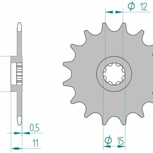 AFAM FR SPROC 415 STEEL ST 94100, 11