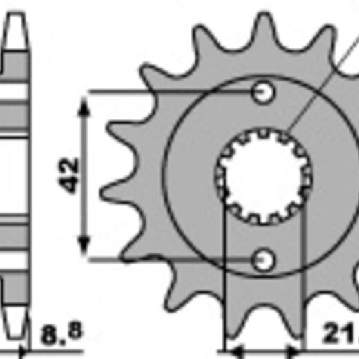 Piñón PBR acero estándar 525 - 520
