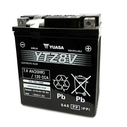 Batería YUASA YTZ8V Wet charged (cargada y activada)