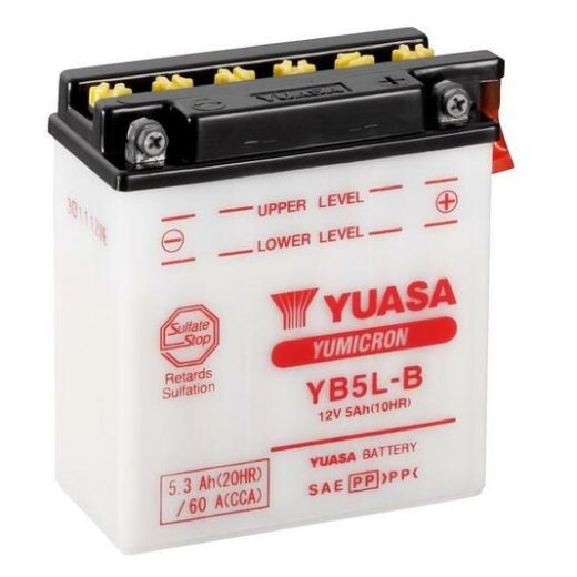 Batería YUASA YB5L-B Combipack (con electrolito)
