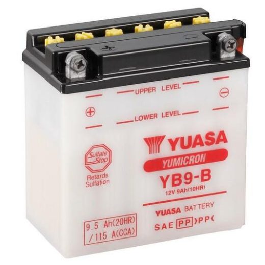 Batería YUASA YB9-B Combipack (con electrolito)