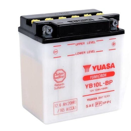 Batería YUASA YB10L-BP Dry charged (sin electrolito)
