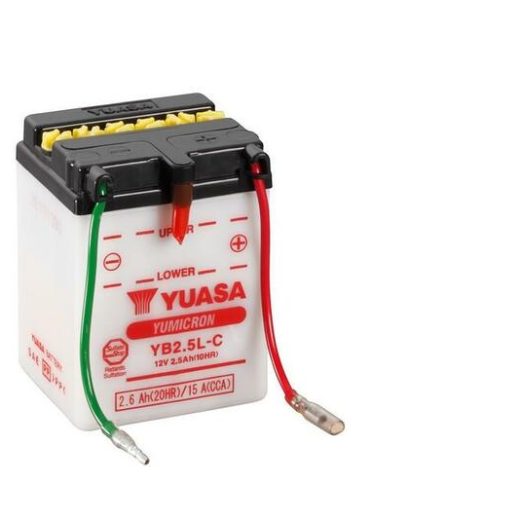 Batería YUASA YB2.5L-C Dry charged (sin electrolito)