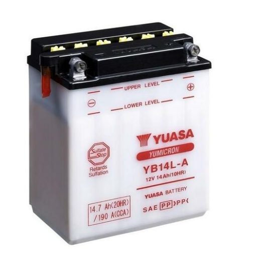 Batería YUASA YB14L-A Dry charged (sin electrolito)
