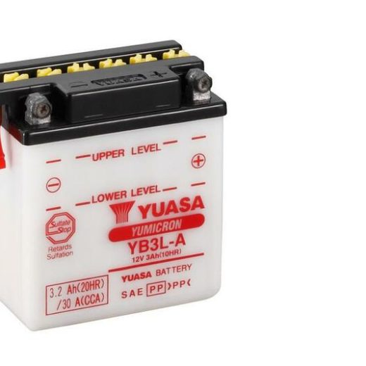 Batería YUASA YB3L-A Dry charged (sin electrolito)