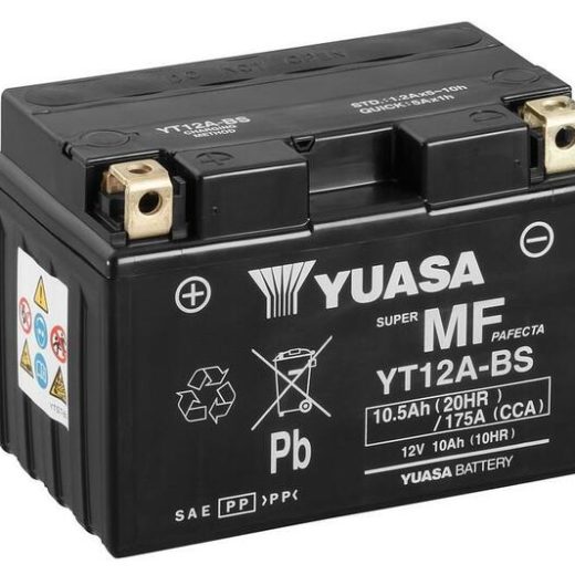 Batería YUASA YT12A-BS Combipack (con electrolito)
