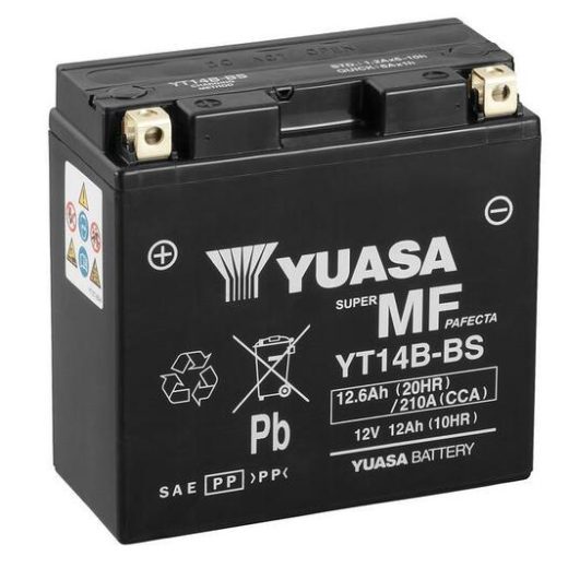 Batería YUASA YT14B-BS Combipack (con electrolito)