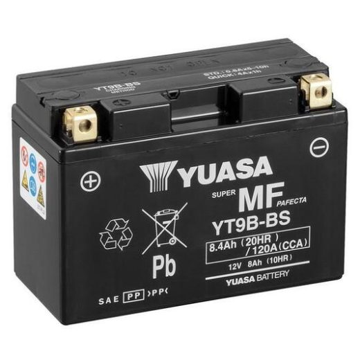 Batería YUASA YT9B-BS Combipack (con electrolito)