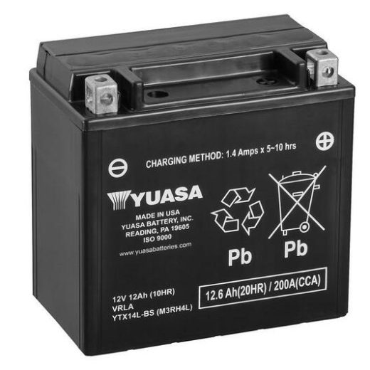 Batería YUASA YTX14L-BS Combipack (con electrolito)