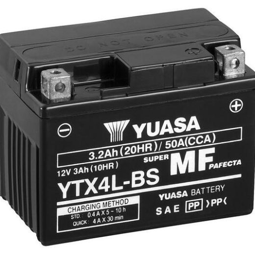 Batería YUASA YTX4L-BS Combipack (con electrolito)
