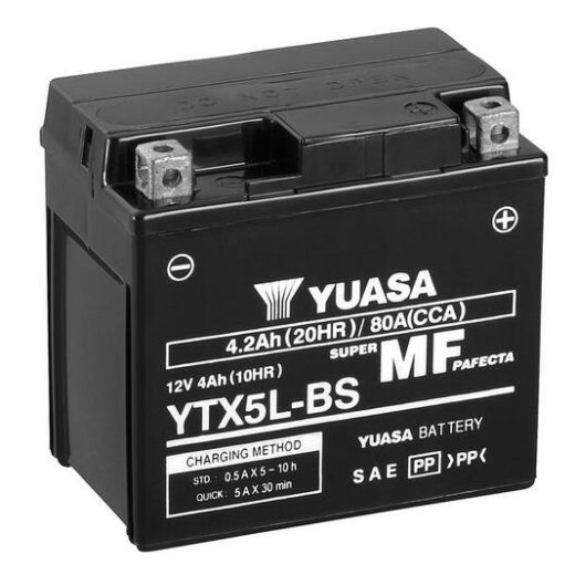 Batería YUASA YTX5L-BS Combipack (con electrolito)