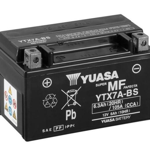 Batería YUASA YTX7A-BS Combipack (con electrolito)