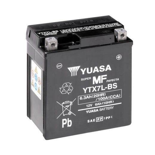 Batería YUASA YTX7L-BS Combipack (con electrolito)