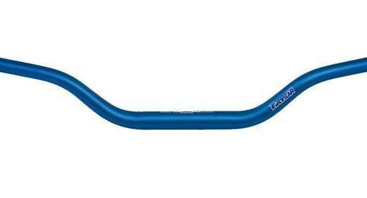 Manillar Renthal Fatbar Carmichael azul con protector negro
