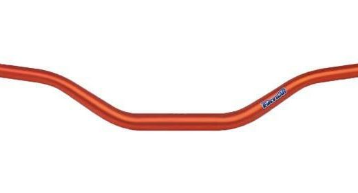 Manillar Renthal Fatbar Carmichael naranja con protector negro