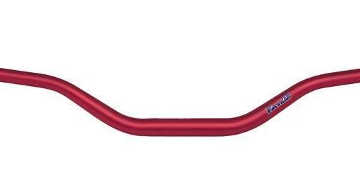 Manillar Renthal Fatbar Carmichael rojo con protector negro