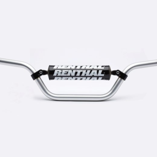 Manillar Renthal quad Raptor plata con protector negro
