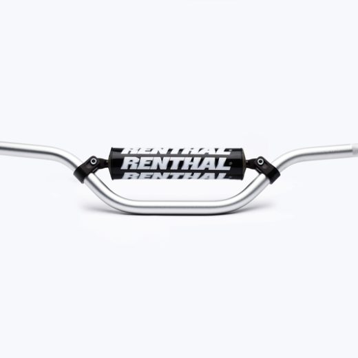 Manillar Renthal minicross KX plata con protector negro