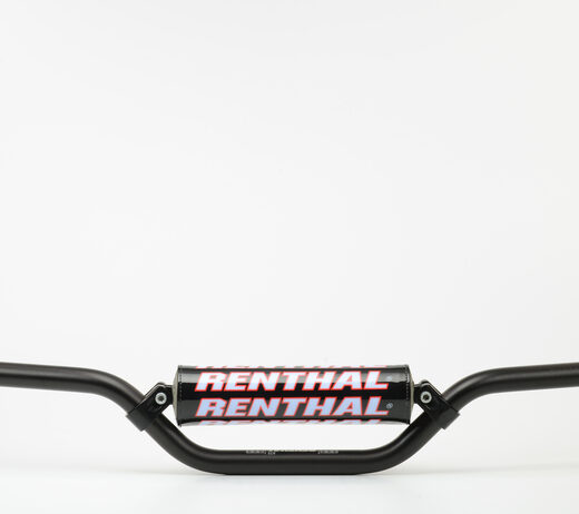 Manillar RENTHAL MX SX65 new black con protector negro 823-01-BK-09-219