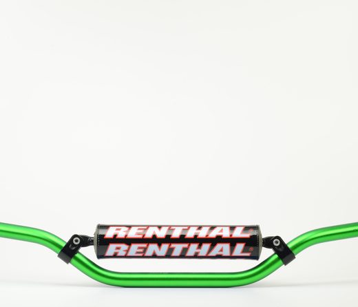 Manillar Renthal motocross Carmichel verde con protector negro