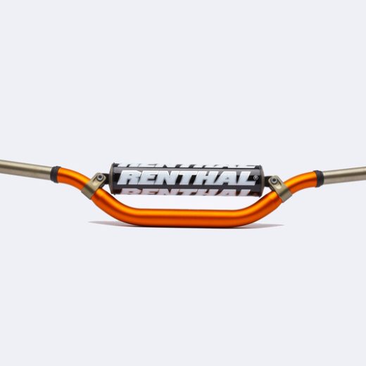 Manillar Renthal Twinwall 994 KTM high naranja con protector negro