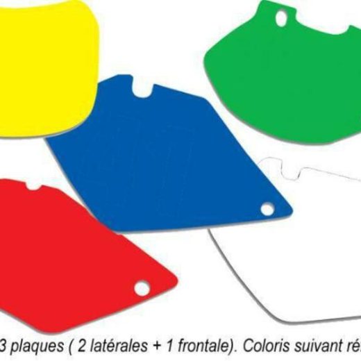 Kit BLACKBIRD adhesivos portanúmeros Hva TC FC 19 standard azul