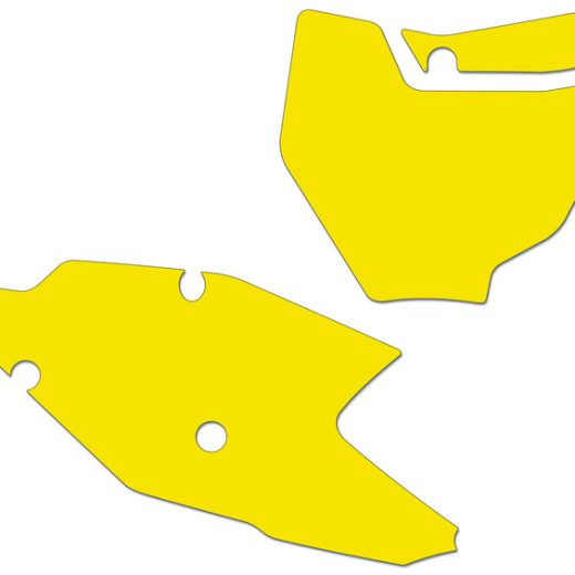 Kit BLACKBIRD adhesivos portanúmeros Ktm SX SX-F 19 standard amarillo