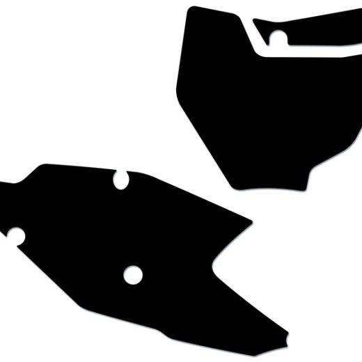 Kit BLACKBIRD adhesivos portanúmeros Ktm SX SX-F 19 standard negro