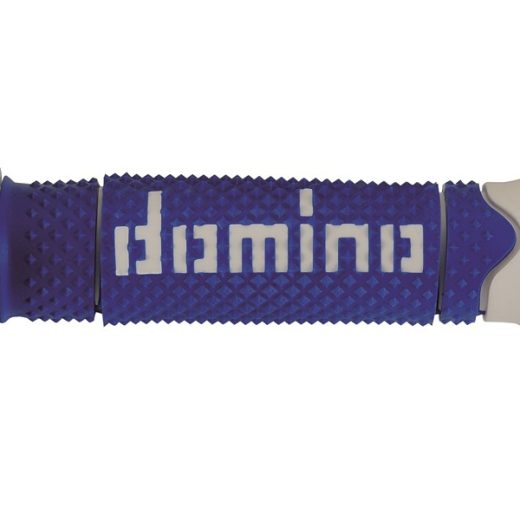 Puños off road DOMINO DSH azul/blanco A26041C4648