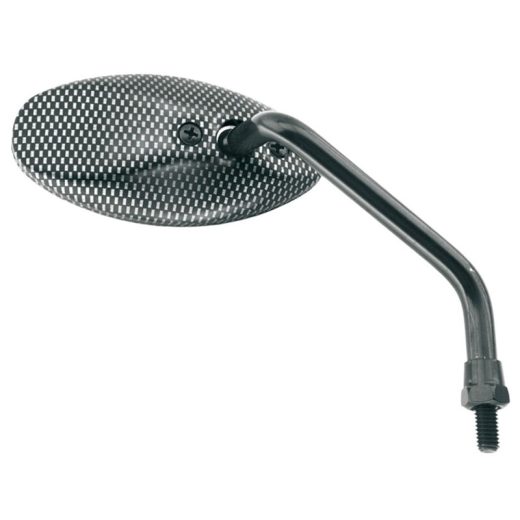 Retrovisor derecho universal V PARTS M8 Gota de agua carbon look brillo