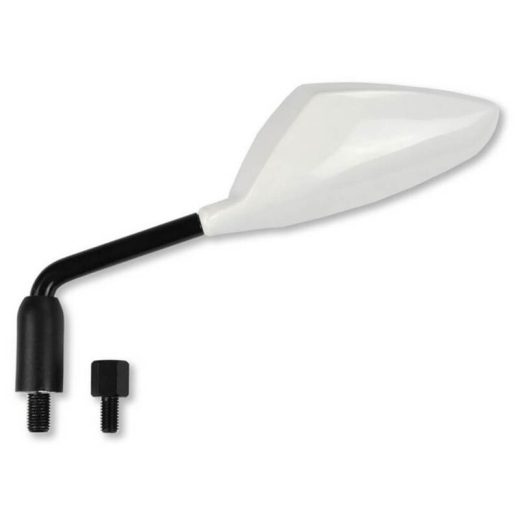 Retrovisor izquierdo universal HIGHSIDER smart con adaptadores blanco