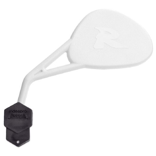 Retrovisor izquierdo universal HIGHSIDER smart Enduro R (homologado) con brida Blanco