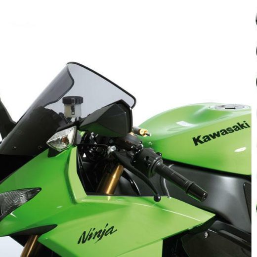 Pantalla MRA, negro, original ZX10R 08-09, ZX6R '09