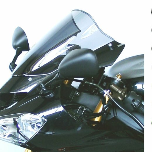 Pantalla MRA Racing transparente, Kawasaki ZX 10 R 04-05/Z750S 05-