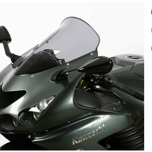 Pantalla MRA Touring, negro, Kawasaki ZZR 1400 2006-
