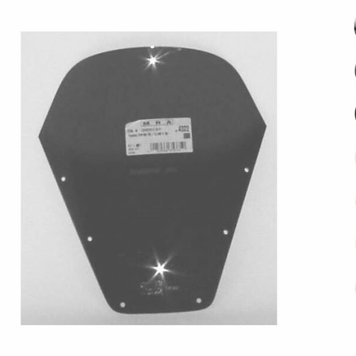 Pantalla MRA Sport, negro, Yamaha TDM 850 96-/XJ600 S 96-