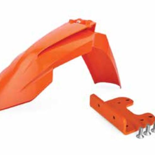 Guardabarros delantero POLISPORT Restyling naranja con adaptador