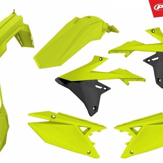 Kit de plástica POLISPORT RM-Z450 18 Amarillo neón