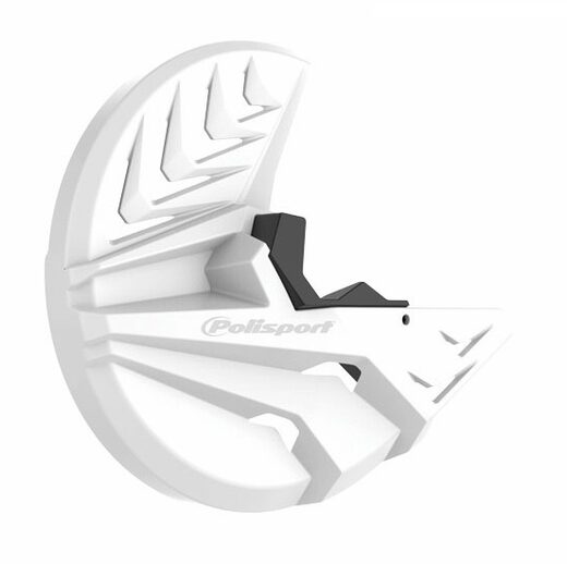 Protectores de horquilla+disco de freno POLISPORT CRF450/250R 10-14 - Blanco