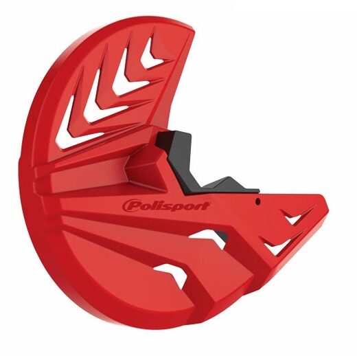Protectores de horquilla+disco de freno POLISPORT CRF450/250R 10-14 - Rojo