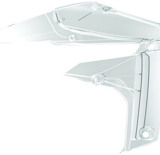Aletines de radiador POLISPORT YZ250/450F Transparente